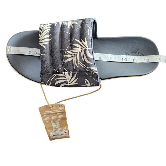 Olukai Maha \'Olu Trench Blue / Aloha Slip On Size 15